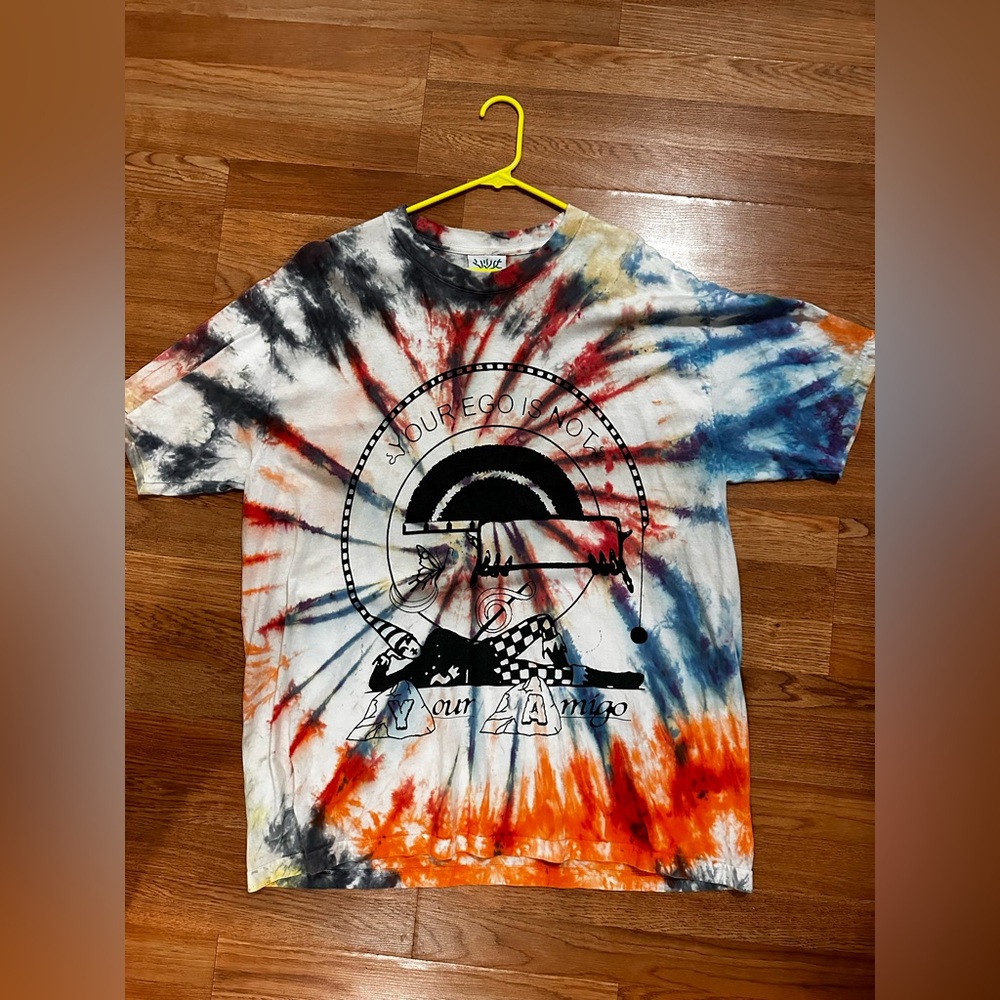Your Ego Is Not Your Amigo - Tie-Dye Graphic Tee - Multicolor